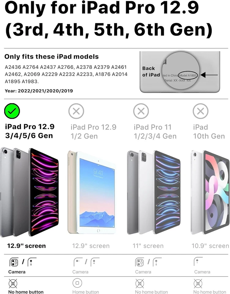 Cooper Dynamo Kids Child Proof Case for iPad Pro 12.9” 6/5/4/3 Gen - Violet - Image 4 of 4