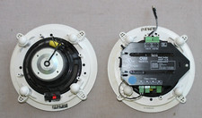 Owi Ic6 6.5" 2-way, 50 Watts Commercial In-ceiling Speaker, White Pair, W/ Amp