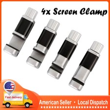 4 X Adjustable LCD Screen Phone Fastening Meatl Clamps Fixture Clip Repair Tools