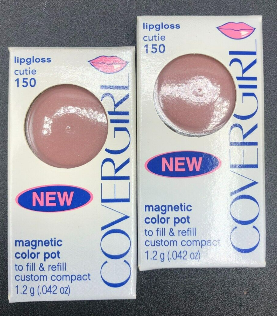 2x Covergirl Lipgloss Color Pot Refill for Custom Compact