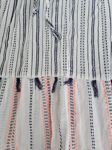 Lemlem Women's XS Long Halter Dress Light Coral Seer Dress Beach $427 - Picture 6 of 11