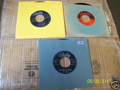 3 Betty Johnson Records 45 RPM Clay Idol Why Do You Cry?, How Much...