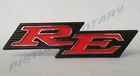 RE Grille Badge , NEW , for ROTARY MAZDA CAPELLA 13B 10A 12A R100 RX2 RX3 COUPE
