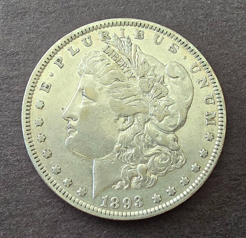 1893-P Morgan Silver Dollar - $1 Key Date - Low Mintage Philadelphia Mint Coin