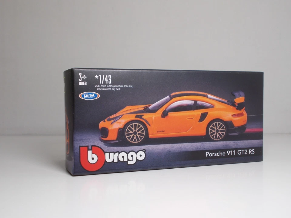 Bburago 01959 Porsche 911 GT2 RS "Orange" - METAL Scala 1:43 - Immagine 2 di 2