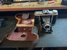 Zeiss Ikon Nettar Excellent Mechanical Vintage Camera with Case & Strap