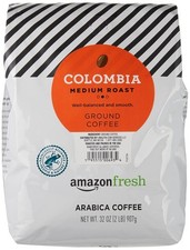 Amazon Fresh, Colombia Ground Coffee, Medium Roast, 32 Oz 12.30 per pound