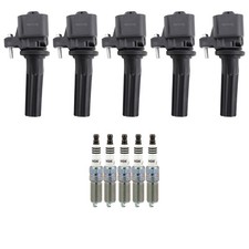NGK 5 Ignition Coil 5 Iridium Spark Plugs Kit For Canyon Colorado H3T 3.7 L5