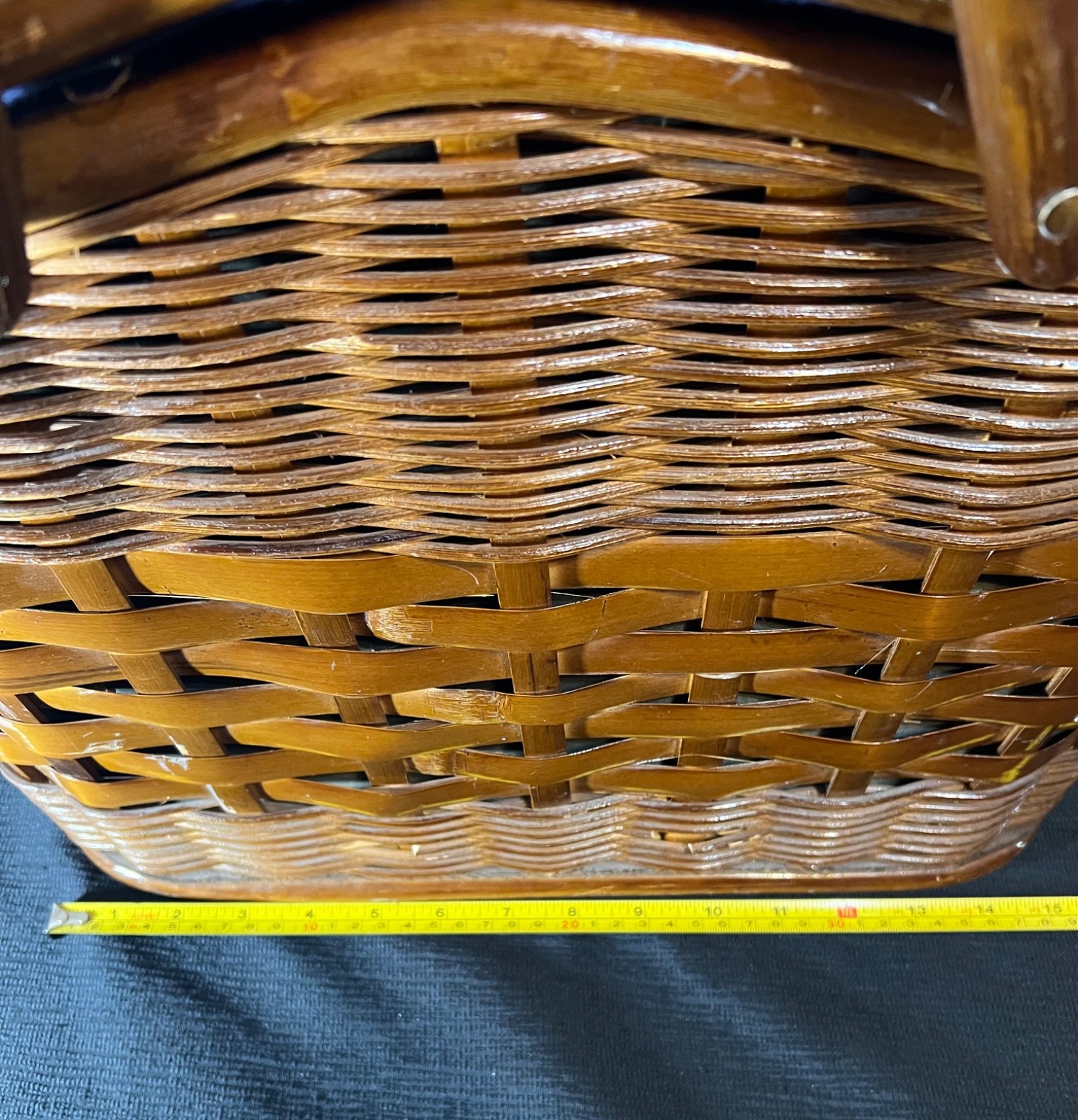 Picnic Time Wine & Cheese Basket Service for 4 Wicker Tote with Accessories