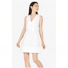 Everlane The Cotton Poplin V-Neck Tank Dress 8