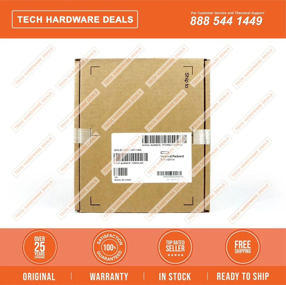 726913-001 NEW SEALED HP H241 12Gb 2-ports Ext Smart Host Bus Adapter - Image 2 of 2