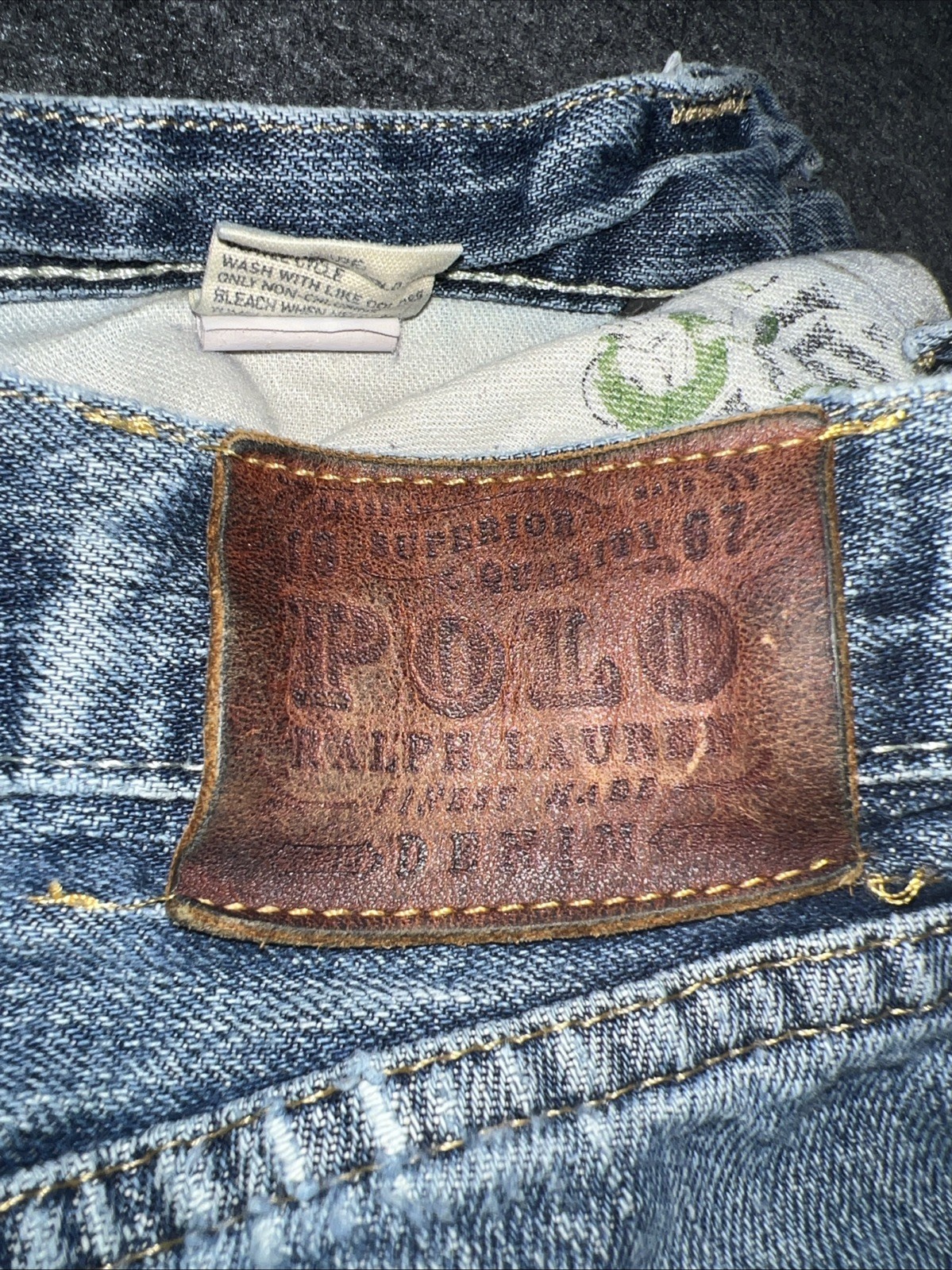 Polo Ralph Lauren 867 Classic Fit Jeans Mens 30x32 Light Wash Vintage Y2K Denim