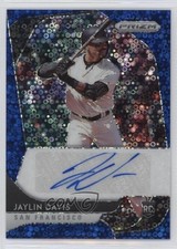 2020 Prizm Rookie Quick Pitch Blue Donut Circle 49/50 Jaylin Davis Auto RC 1u6