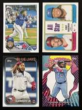 Lot Of 4 Vladimir Guerrero Jr Topps Cards, 2023-2025, Blue Jays, No Duplicates!