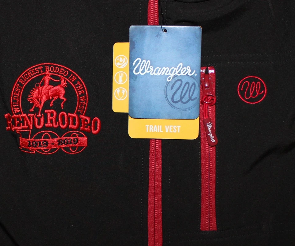 Chaleco softshell trail wrangler para hombre + chaleco vaquero Reno Rodeo 1919-2019 talla M nuevo con etiquetas Foto 3 de 4
