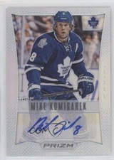 2012-13 Panini Rookie Anthology Prizm Auto Mike Komisarek #13 Auto 2vh