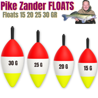 4 Hechtschwimmer Deadbait Schwimmer - Hecht Zander Schwimmer - große Hechtschwimmer - UK