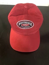 Scottsdale TPC Tradition Hat Ahead Vintage Golf Classic Cut Sportswear Red Cap