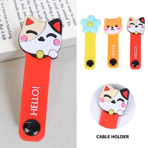 12 Pcs Cartoon -Datenkabel Fixierende Schnalle Halterung Für Kabelclips - Afbeelding 3 van 12