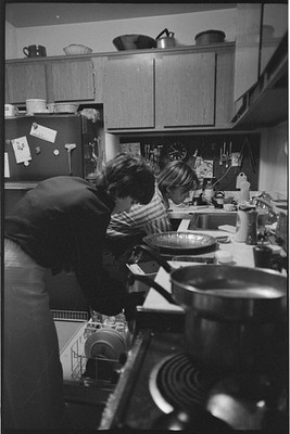 Photo:Reston Virginia Ted and Sally Oldham 1971 Kitchen 50/50 Marriage