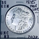 1885 BU GEM MORGAN SILVER DOLLAR UNC MS+++ U.S. MINT RARE COIN 7033