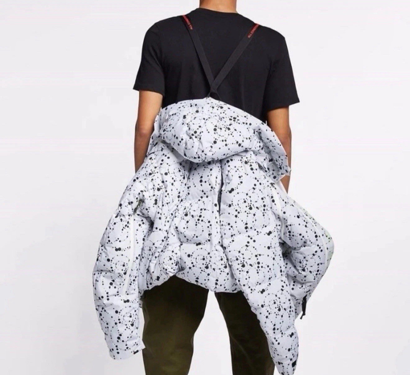 Nikelab ACG Black And White Down-Fill Parka nike AQ3517-100  size  XXL thumbnail 5