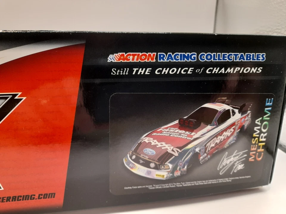 Courtney Force Traxxas 100 victorias para mujer 2014 Mustang Mesma cromo NHRA 1:24 Foto 4 de 4