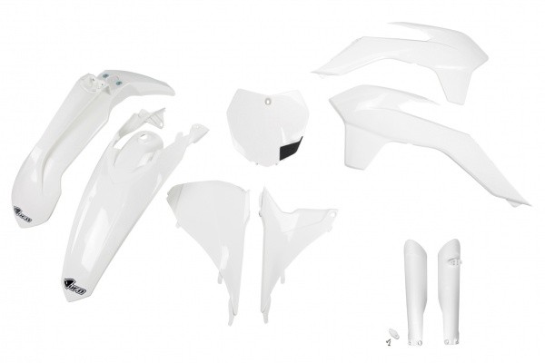 Kunststoff Verkleidung Kit Full Ktm Sx Sxf 125 150 250 350 450 2015 Ufo Weiß-image