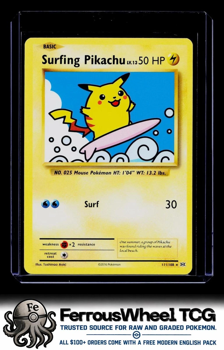 Pikachu Pokémon TCG Evolutions Collectible Individual Card Games