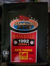 Two 1992 Topps Stadium Club Baseball Series 2 Boxes