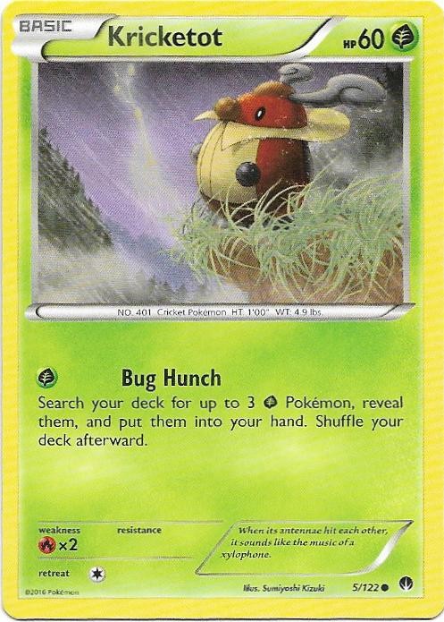 Kricketot 5/122 Common BREAKpoint Pokemon Near Mint
