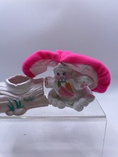 Vintage 1987 Fisher Price Smooshees Critter Cuddlers Heidi Bunny And Log
