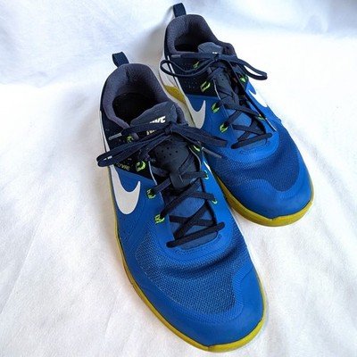 Nike Metcon 1 Game Royal Blue Yellow Mens 12 Cross Training Shoes 704688-414