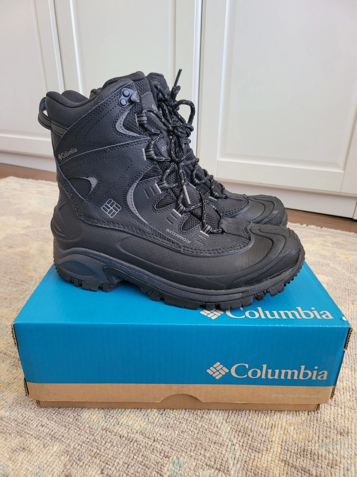 Columbia Mens Waterproof Bugaboot 2 Boots Black UK 8