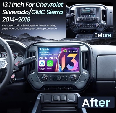 4G Stereo for Chevy Silverado GMC Sierra 1500 2500 3500 2014-2018 carplay radio