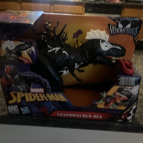 Marvel Spider-Man Epic World Venomsaurus Rex Action Figure Toy New Some Box Wear - Picture 7 of 7