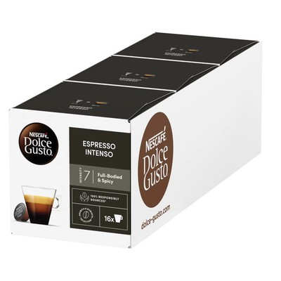 NESCAFE? DOLCE GUSTO Espresso Intenso Kaffeepads - insgesamt 48 Espresso