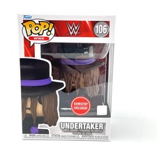 Funko Pop WWE Undertaker 106 GameStop Exclusive Vinyl Figure Black Purple Hat