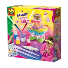 SES Creative 14775 Galaxy Bath Salt Lab Set – Create Your Own Colorful and Fragr