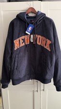 Kith x NY Knicks Women s Cropped Microsuede Full Zip Jacket XL