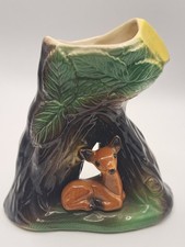 Vintage Eastgate Withernsea Fauna Pottery Small Flower Vase 12cm VGC