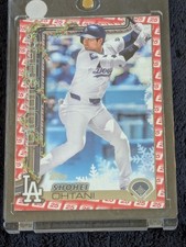 Shohei Ohtani 2025 Topps Holiday - Red December 25th /25 Bookend!!