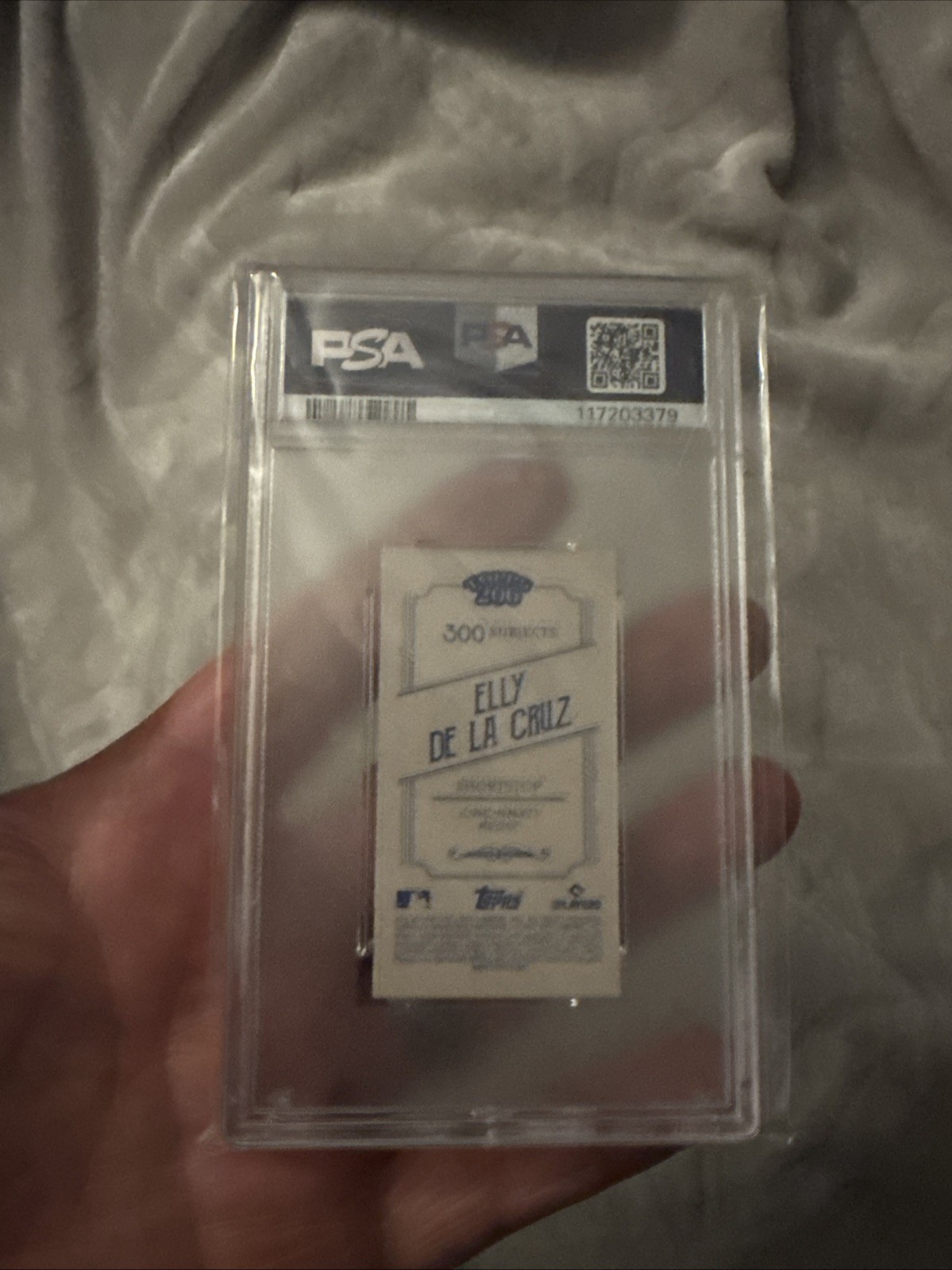 2024 TOPPS 206 ELLY DE LA CRUZ PSA 10 view 4