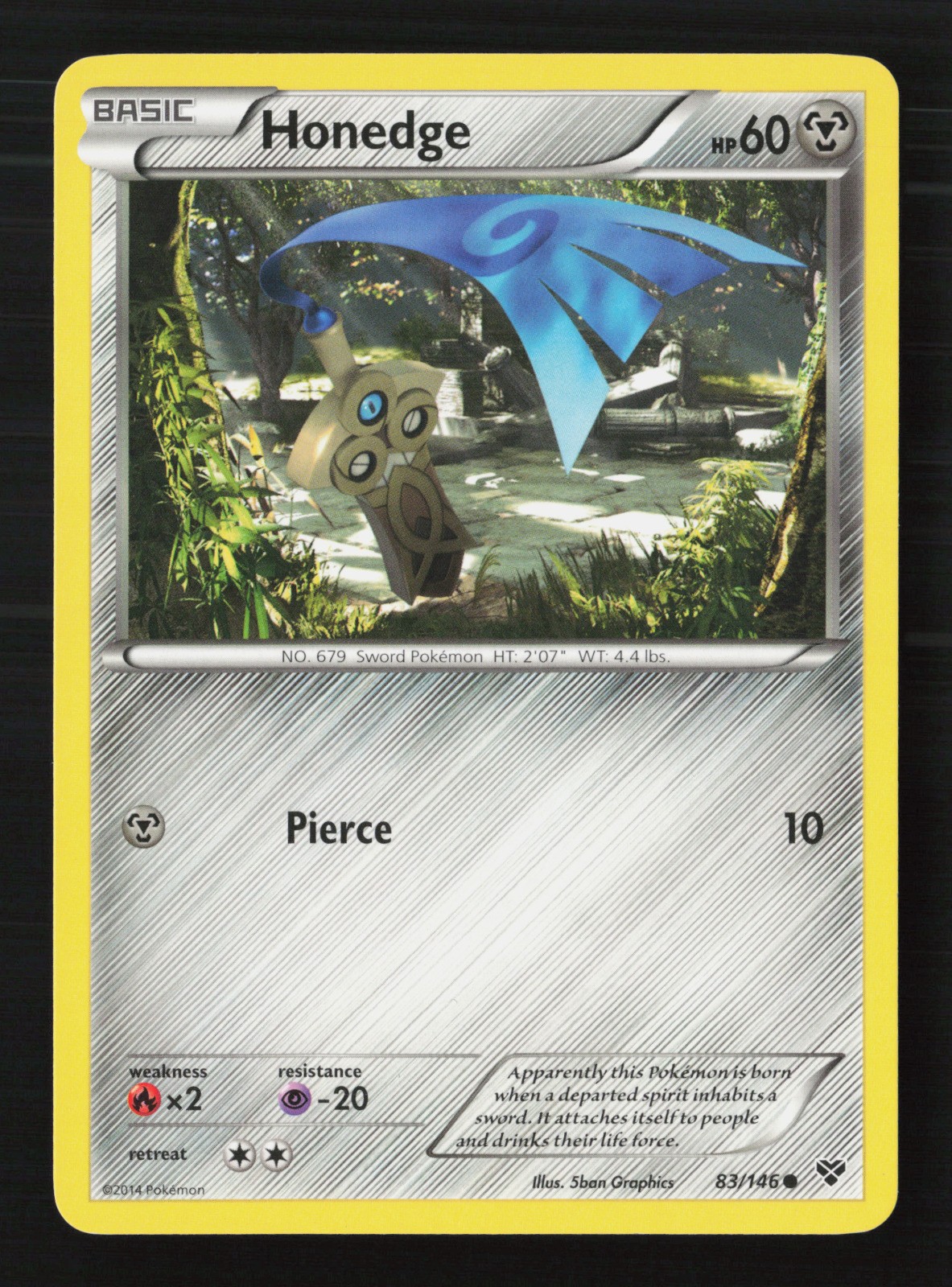 Honedge 83/146 Pokemon TCG XY Base Set MP
