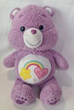 Care Bears BEST FRIEND BEAR Heart Star Rainbow 8" Plush Stuffed Fuzzy Cute