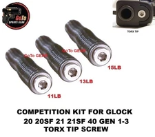 Competition Guide Rod Kit For GLOCK GEN 1 2 3 G20 20SF 21 21SF 40 TORX TIP