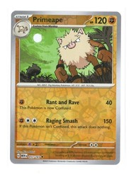 Primeape 057/165 Reverse Holo Uncommon - Scarlet & Violet 151