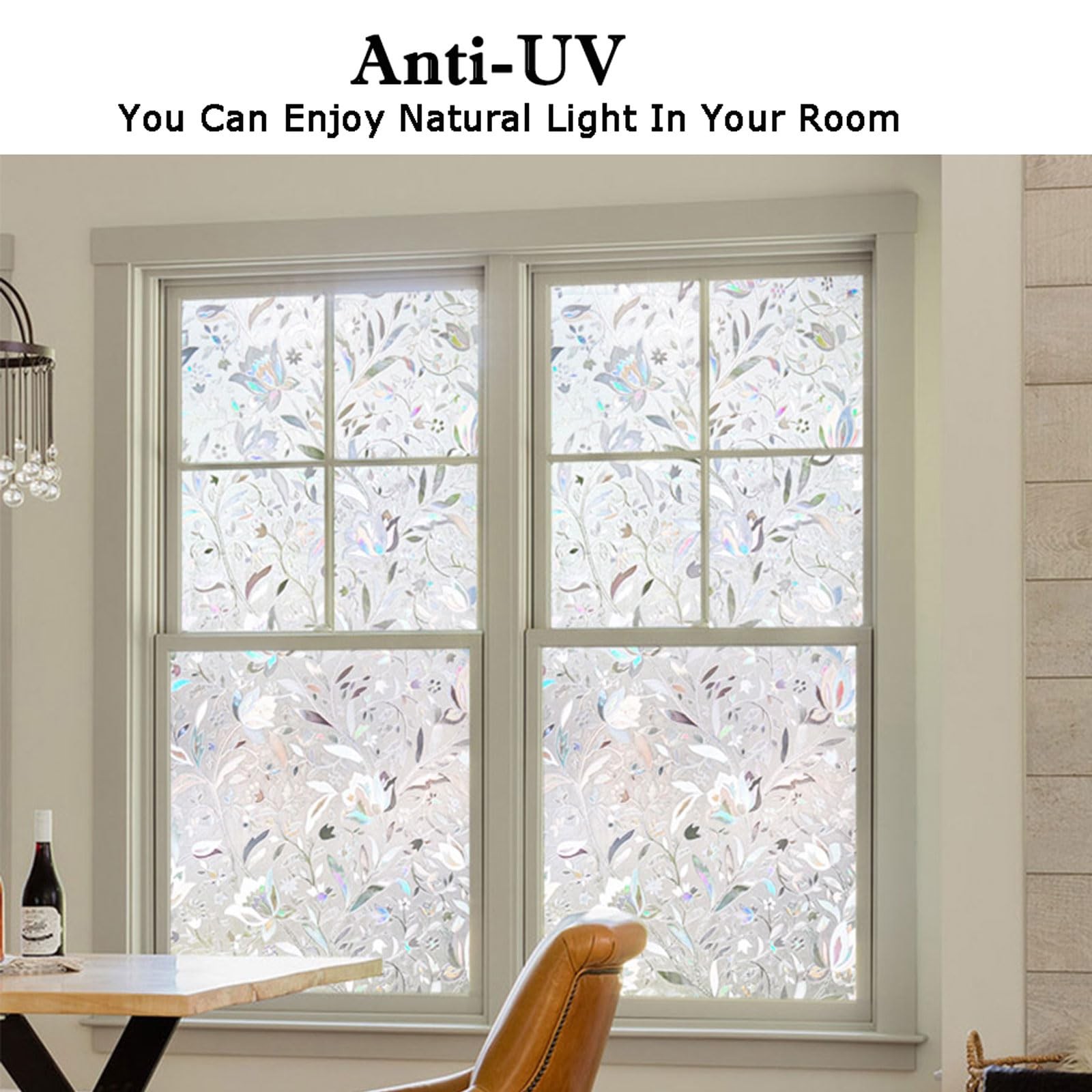 Window Film, Window Privacy Film, Window Vinyl Glass Covering, Stained Glass ...