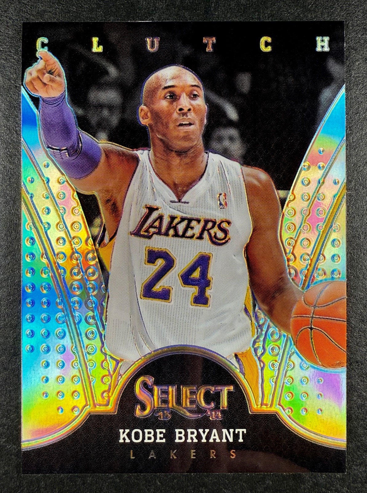 2013-14 Panini Select Kobe Bryant Clutch Silver Prizm ~ Rare SSP Kobe Insert!