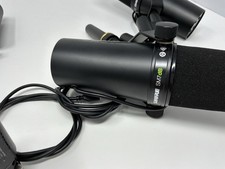 2 Shure SM7dB Mics 2 MVX2U Interfaces Stands Cables Podcast Studio Lot